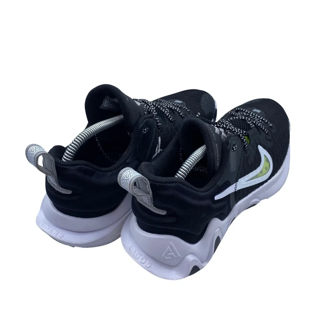 Nike Giannis Immortality 2 Basketball Shoes Mens 10 Black White CZ4099-010
